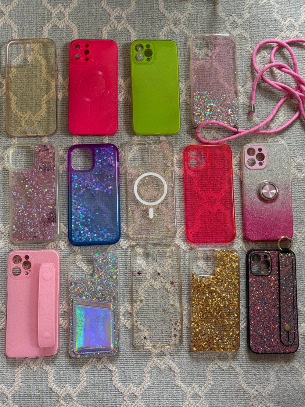 iPhone 12 Pro Max Case Bundle - Glitter & Sparkles